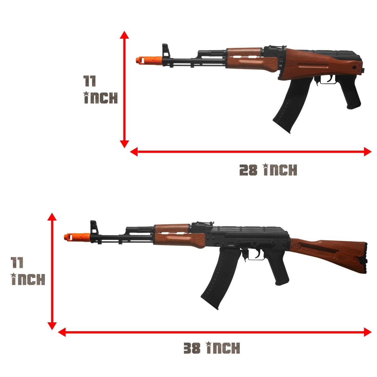 EMERBU Modified Gel Ball Blaster Gun AK74 - EMERBUtoysEMERBUtoys