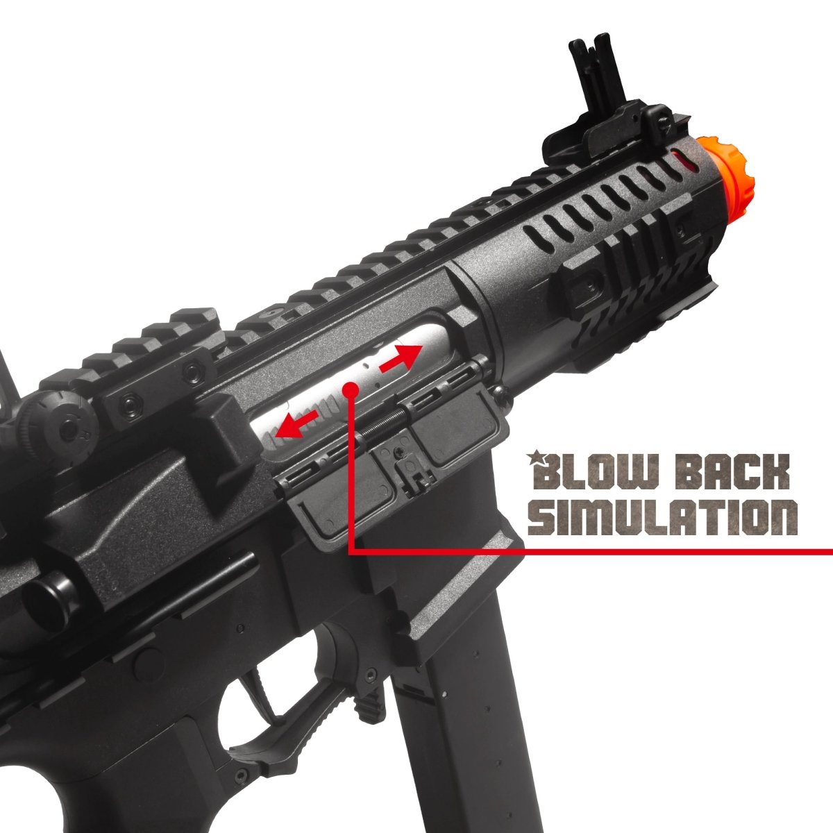 EMERBU Modified Gel Ball Blaster Gun ARP9(Black) - EMERBUtoysEMERBUtoys