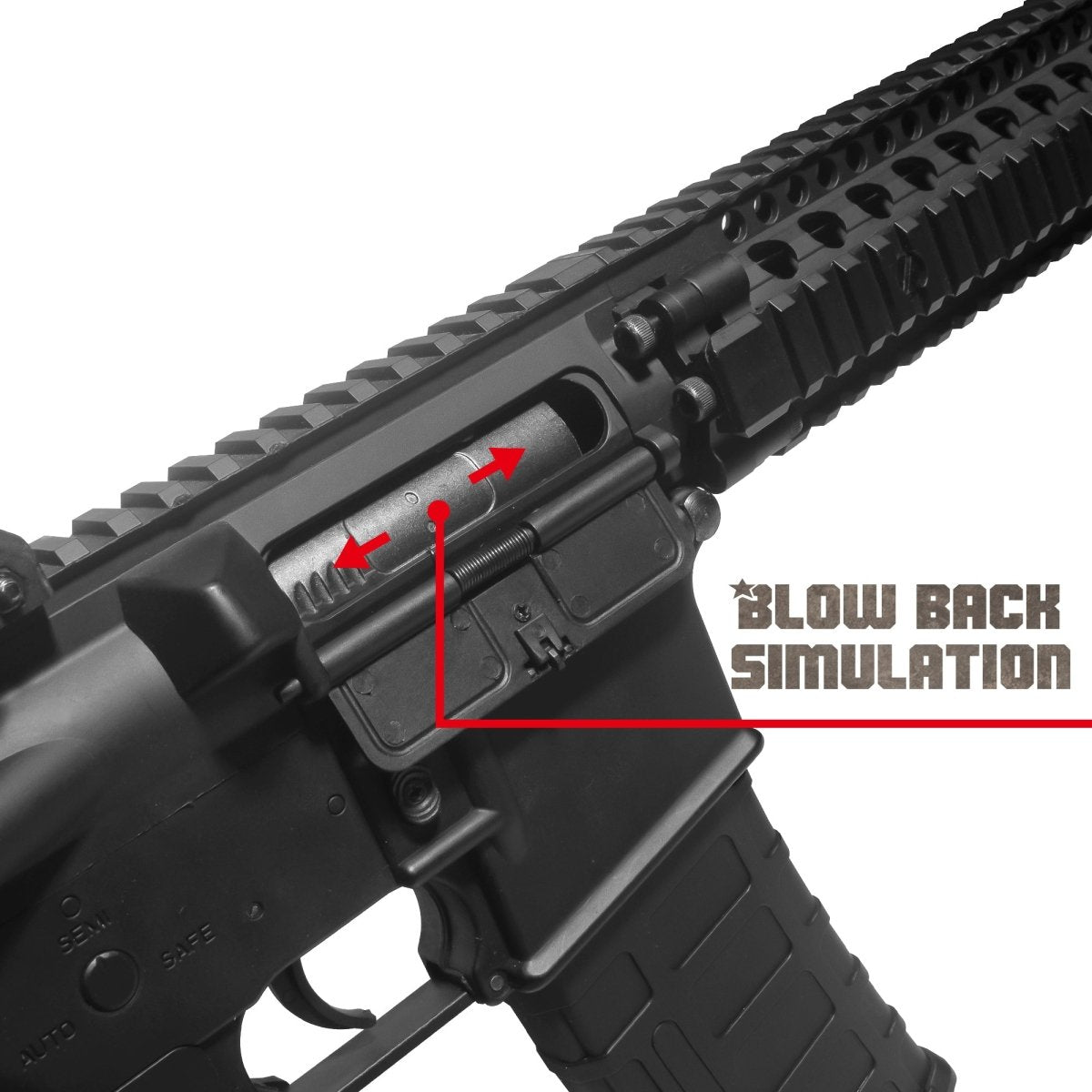 EMERBU Modified Gel Ball Blaster Gun MK18 - EMERBUtoysEMERBUtoys