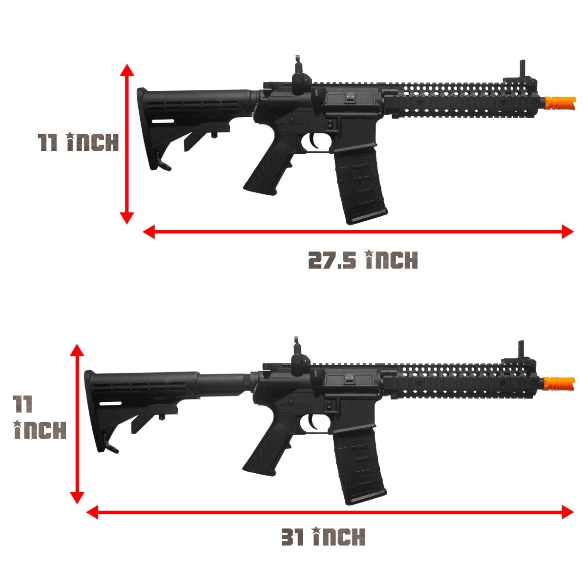 EMERBU Modified Gel Ball Blaster Gun MK18 - EMERBUtoysEMERBUtoys