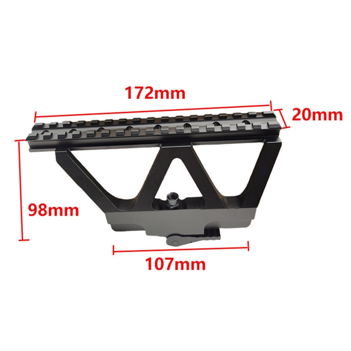 Metal Tactical 20mm Picatinny Rail for AK(Long) - EMERBUtoysEMERBUtoys