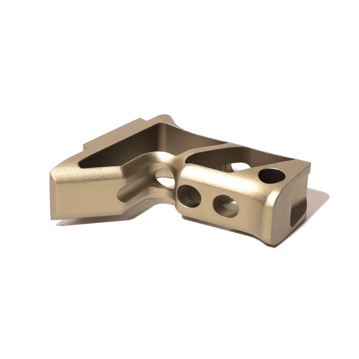 EMERBU Metal Big F-Shaped Froegrip for Picatinny Rail(Tan) - EmerbutoysEmerbutoys