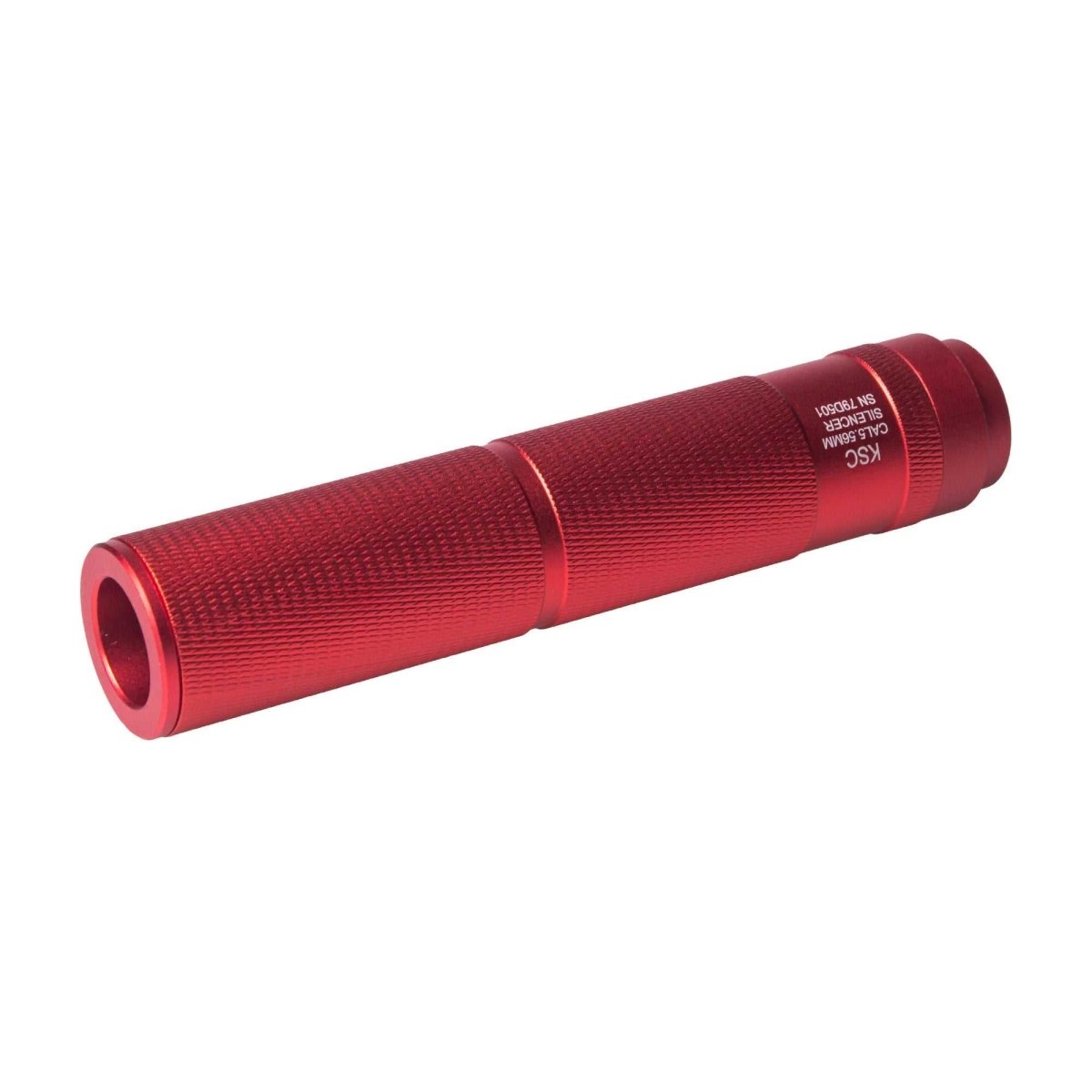 EMERBU Metal KSC Silencer(Red) - 14mm CCW - EmerbutoysEmerbutoys